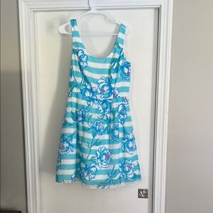 Lilly Pulitzer Blue and White floral dress